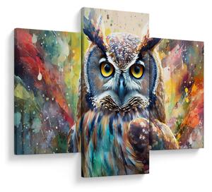 Kép - Egy bagoly festménye (90x60 cm)