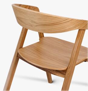 Egymásra rakható tölgyfa szék - tömörfa