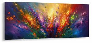 Kép - A virágok absztrakciója (120x50 cm)