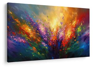 Kép - A virágok absztrakciója (90x60 cm)