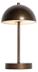 Kültéri asztali lámpa sötét bronz újratölthető 3 fokozatban szabályozható - Keira