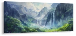 Kép - Vízesések völgye (120x50 cm)