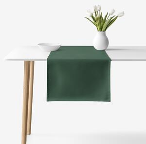 Goldea pamut asztali futó - sötétzöld 35x140 cm