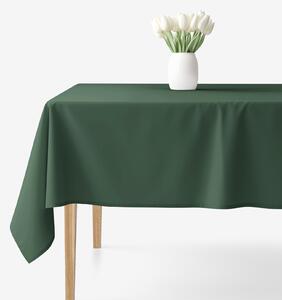 Goldea szögletes terítő 100% pamutvászon - sötétzöld 140 x 220 cm