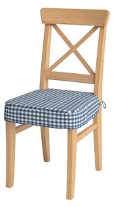 Ülőpárna Ikea Ingolf termék színe sötétkék szövet mintás