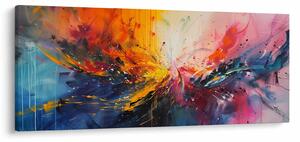 Kép - Színes absztrakció (120x50 cm)
