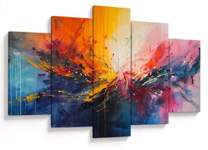 Kép - Színes absztrakció (150x105 cm)