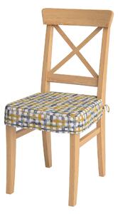 Ülőpárna Ikea Ingolf termék színe kék szövet fonott, mintás
