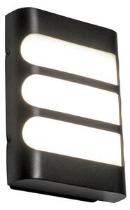 Modern fali lámpa fekete, LED-del IP44 - Gaev