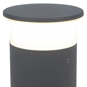 Modern kültéri lámpa sötétszürke, LED-del - Bar
