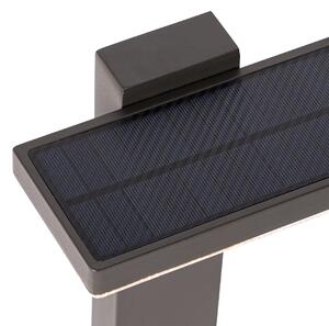 Kültéri oszlopsor sötétszürke 50 cm LED-del és napelemmel - Sunnie