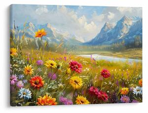 Kép - Festett táj (70x50 cm)