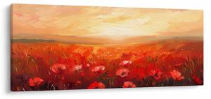 Kép - Mező pipacsok (120x50 cm)