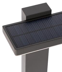Kültéri oszlop sötétszürke 80 cm LED-del és napelemes tompított fénnyel - Sunnie