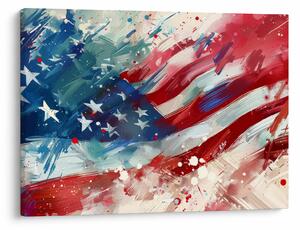 Kép - Az USA zászlaja (70x50 cm)