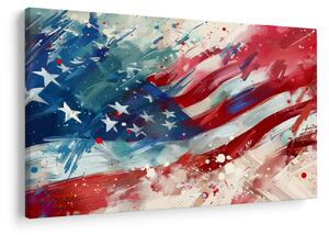 Kép - Az USA zászlaja (90x60 cm)