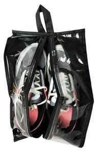 Cipőtároló táska, cipzáras záródással, támasztó fogantyúval, 40x20