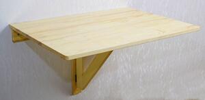 Falra szerelhető összecsukható fa asztal