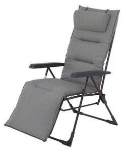 Kerti szék camping IMPERIAL PLUS fém - szürke 041-06