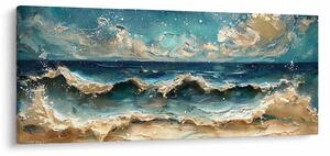 Kép - A tenger festése (120x50 cm)