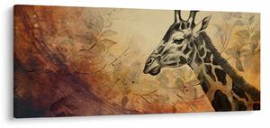 Kép - Zsiráf, festmény (120x50 cm)