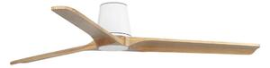 FARO Barcelona FARO 33838WT - Mennyezeti ventilátor HEYWOOD TUB L fenyő/fehér átm. 132 cm WT + távirányító FA33838WT