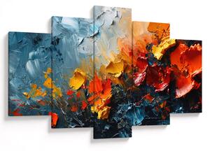Kép - Virágok absztrakt festménye III. (150x105 cm)