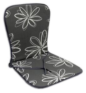 SUN GARDEN SAMOA ülőpárna alacsony támlás székekhez - virágmintás (30200-700)