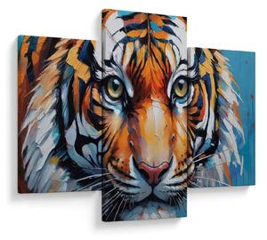 Kép - Tigris látképe, festmény (90x60 cm)