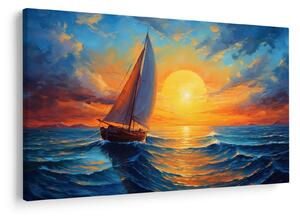Kép - Vitorlások (90x60 cm)