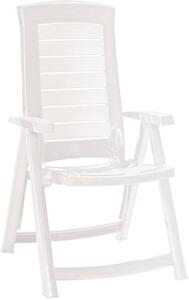 ALLIBERT ARUBA állítható műanyag kerti szék - fehér