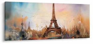 Kép - Az Eiffel-torony festménye (120x50 cm)