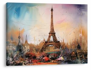 Kép - Az Eiffel-torony festménye (70x50 cm)