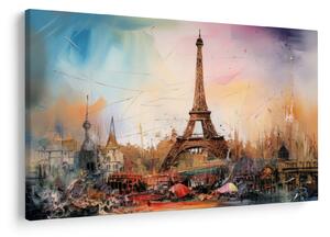 Kép - Az Eiffel-torony festménye (90x60 cm)