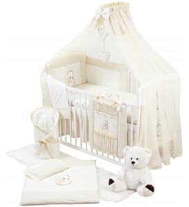 Newborn Maxi szett újszülött + kiságy 120x60 + matrac 17in1 Szín: bézs