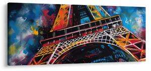 Kép - Az Eiffel-torony festménye II. (120x50 cm)