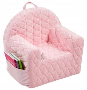 ALBERO MIO Bársonyos rózsaszín baba szék