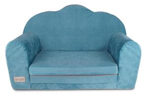 ALBERO MIO gyermek kanapé Velvet kék