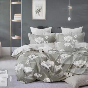 Gray lily virágos 3 részes ágyneműhuat