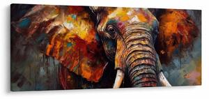 Kép - Egy elefánt festése (120x50 cm)