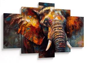 Kép - Egy elefánt festése (150x105 cm)