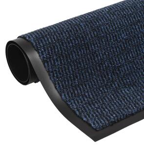 VidaXL 2 db kék négyszögletes bolyhos szennyfogó szőnyeg 120 x 180 cm