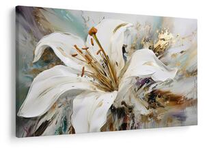 Kép - Absztrakció liliommal (90x60 cm)