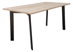 ALB-NY-HF05RA/B irodai asztal fekete vázzal