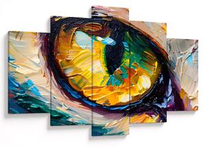 Kép - Macskaszem festmény (150x105 cm)