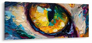 Kép - Macskaszem festmény (120x50 cm)