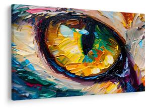 Kép - Macskaszem festmény (90x60 cm)