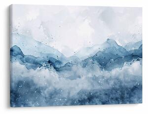 Kép - Felhők és hullámok, akvarell (70x50 cm)
