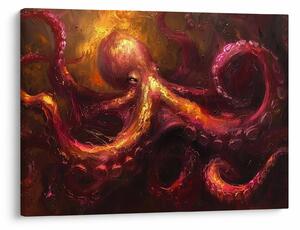 Kép - Polip, olajfestmény (70x50 cm)