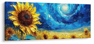 Kép - Festés napraforgó (120x50 cm)